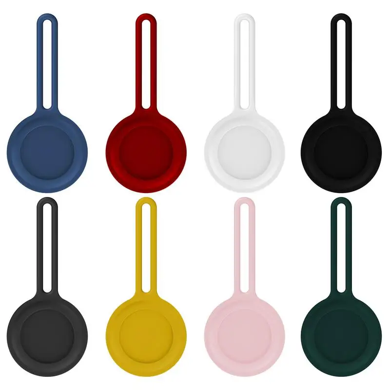 Air-Tags Cover In Silicone Air Tag Tracker Locator Device Cover Custodia Antigraffio Antipolvere Antiurto Air-Tag Accessori Per Custodia