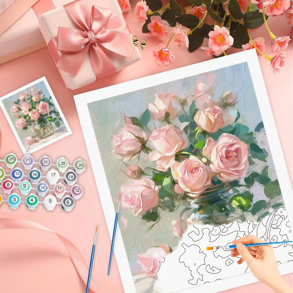 Floral Paint By Numbers 2