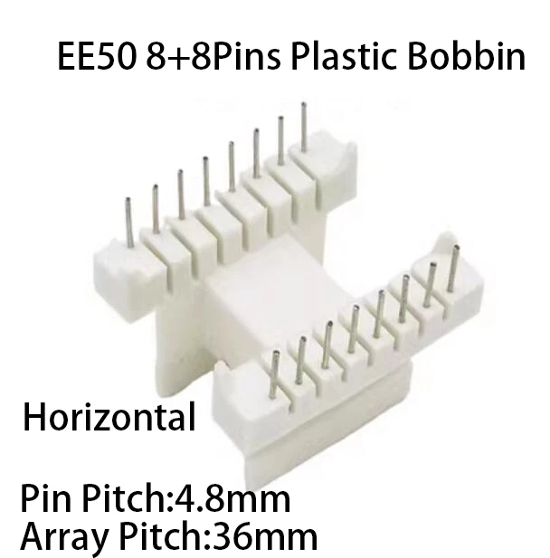 EE50 EE60 6+6 8+8 Pins 12/16P MN-ZN PC40 Vertical Horizontal