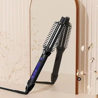 Brosse à cheveux professionnelle en céramique, bigoudi électrique, peigne, rouleau à friser, fer à friser 2
