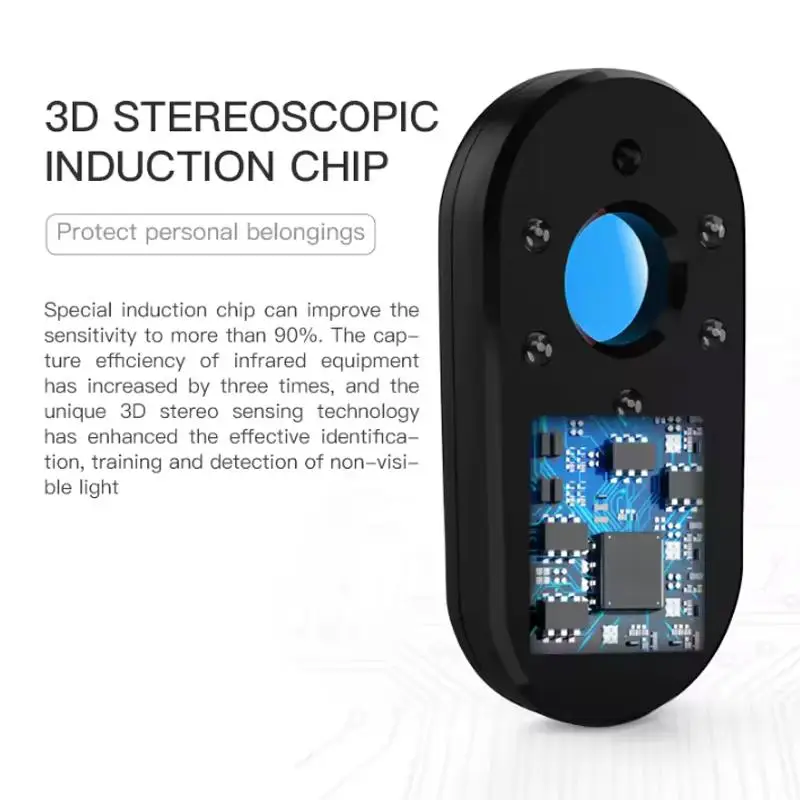 Newly upgraded Hidden camera detectors.anticamera anti-theft alarm Hotel pinhole infrared automatic scanning device USB charging