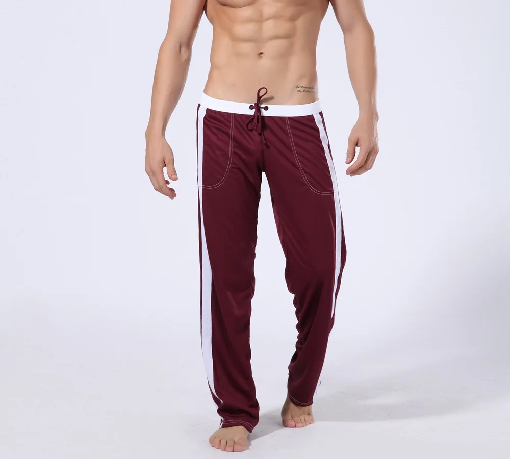 

Men's Yoga Long Pants Male Loose Full Length Joggers Trousers Ice Silk Clothes GYM Summer Fitness Morning Walk Jogging Plus Size