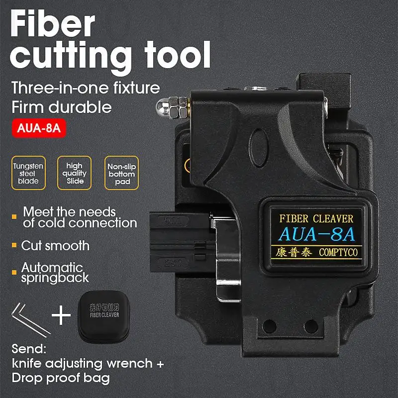 SKL-8A Optical Fiber Cutting Knife Cable Fiber Cleaver Hot Melt Cold Joint General High Precision Optical Fiber Cutting Knife