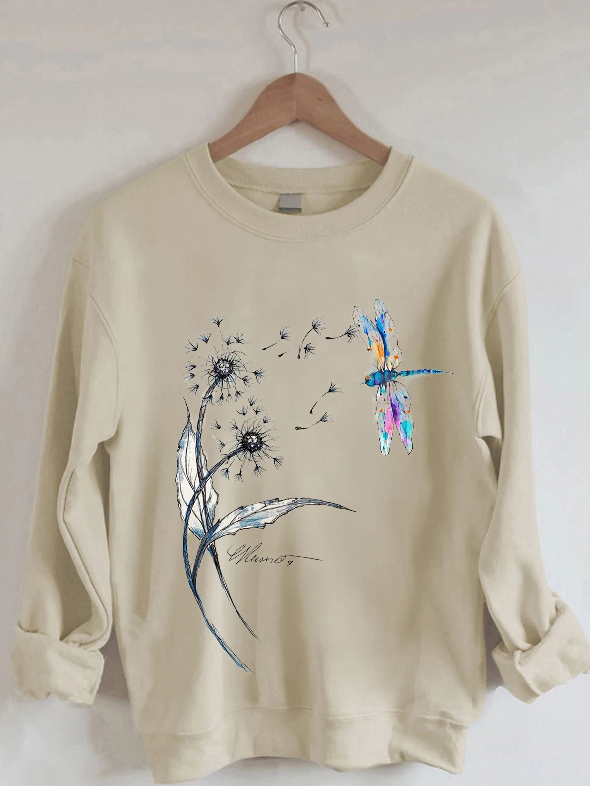 2024 New Autumn Fashion Tees Harajuku Long Sleeve Sweatshirts Women's Autumn Lazy Style Tops Clothing Oversize Pullover