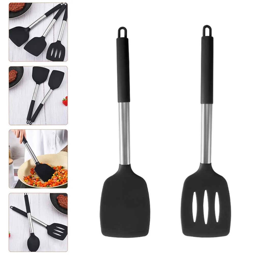 Лопатка силиконовая кухонная для приготовления яиц не прилипает набор утварей