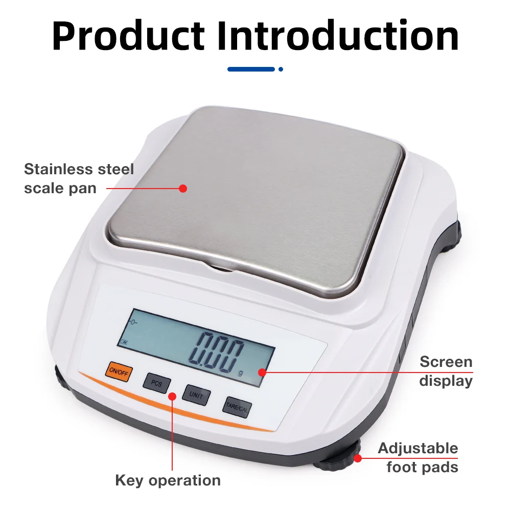 Electronic Balance High Precision 0.01g LCD Accuracy