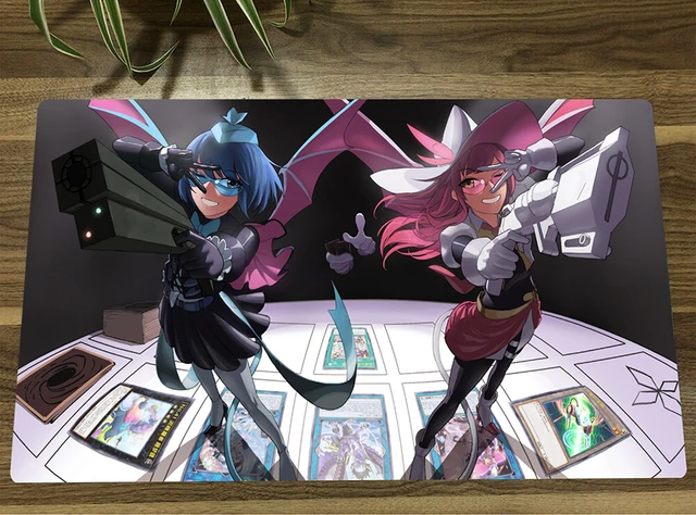 YuGiOh Evil Twins Kisikil Lilla TCG 트레이딩 카드 게임 매트, CCG 플레이매트