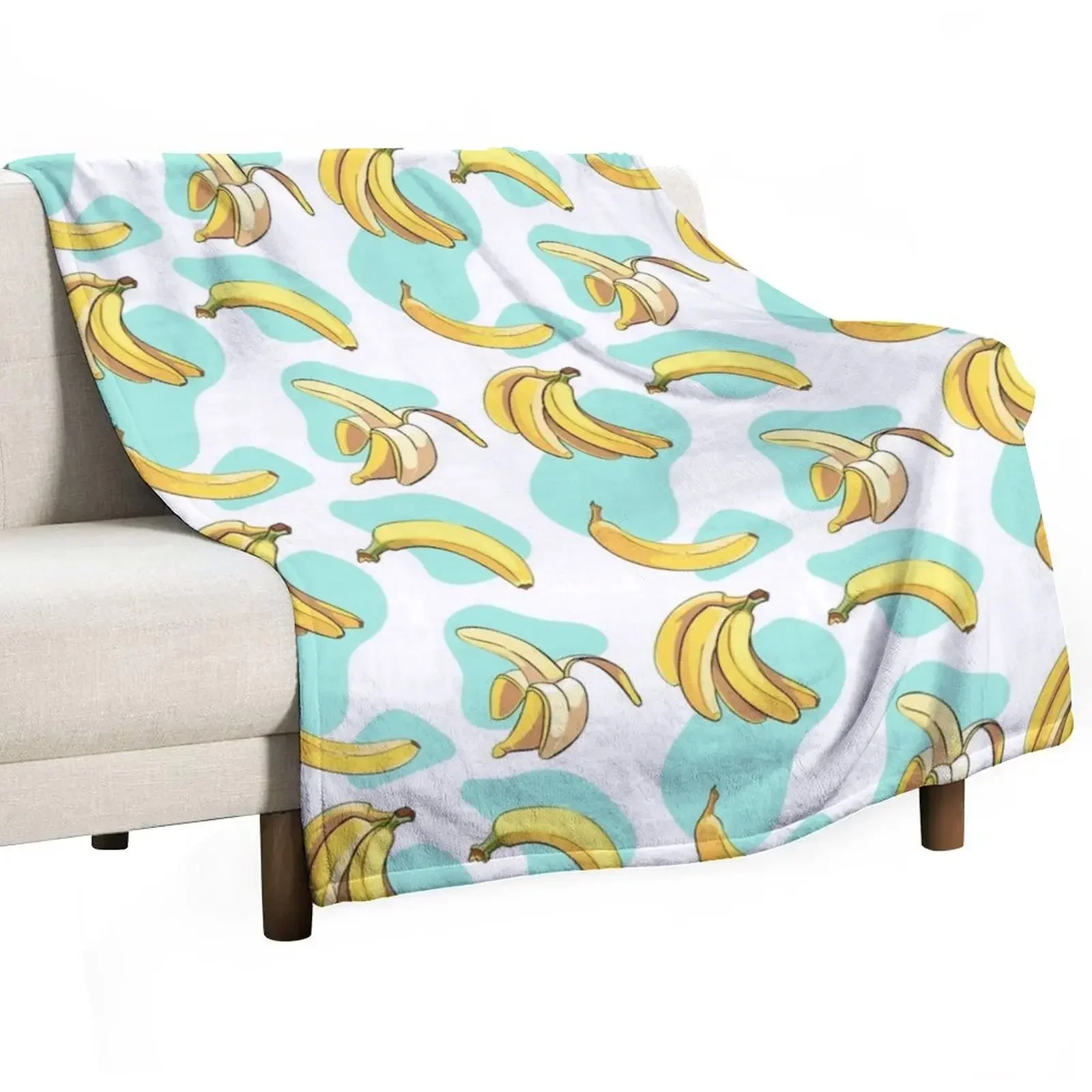 

Banana Pattern Throw Blanket cosplay anime Tourist Blankets