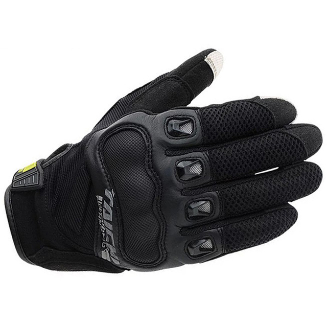 Touch Screen Motorcycle Full Finger Knight Riding Gloves Summer Mesh Motobike Gloves Racing Guantes Moto Size S M L XL