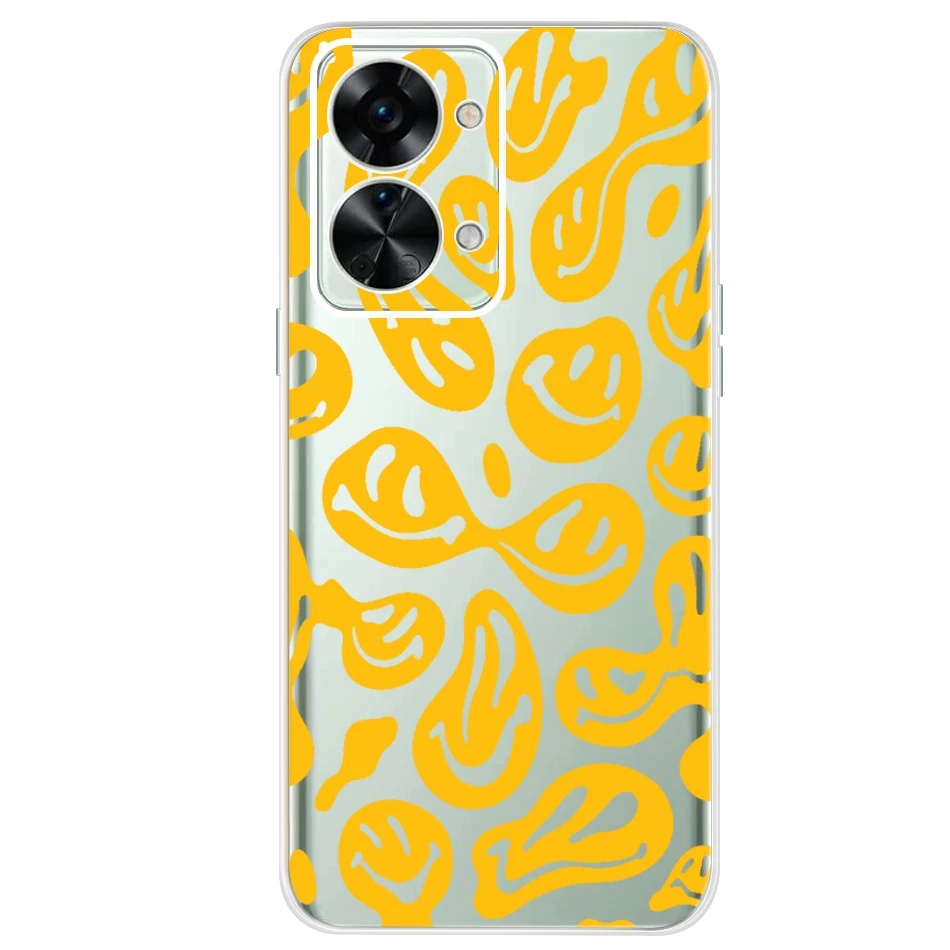 Stylish Painted Soft Silicone Clear TPU Phone Case Cover with Bumper Protection