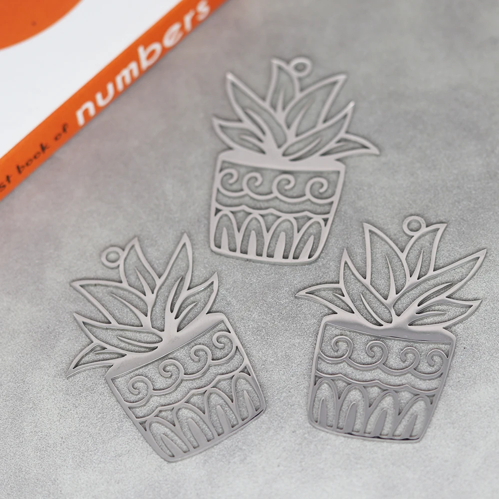 

3pcs/Lot Stainless Steel Plant Succulent Accessories Findings For Fashion Jewelry Making DIY Handmade Craft Gift
