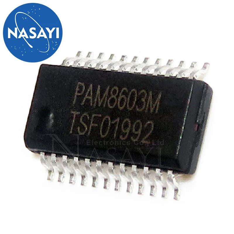

10PCS PAM8603M PAM8603 SSOP-24