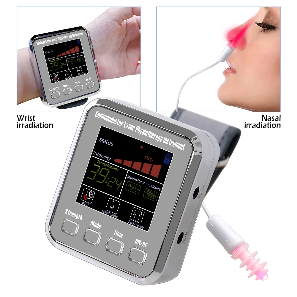 Low Level Cold Laser Blood Glucose Smart Watch For Diabetes Blood Sugar Physical Therapy