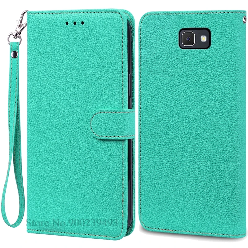 Leather Wallet Flip Cover for Samsung Galaxy J7 Prime