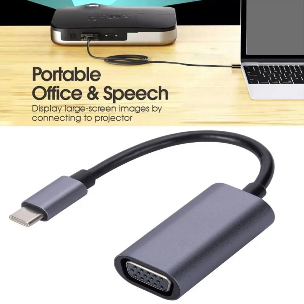 

Кабель-адаптер для ноутбука с портом USB C на VGA HDTV