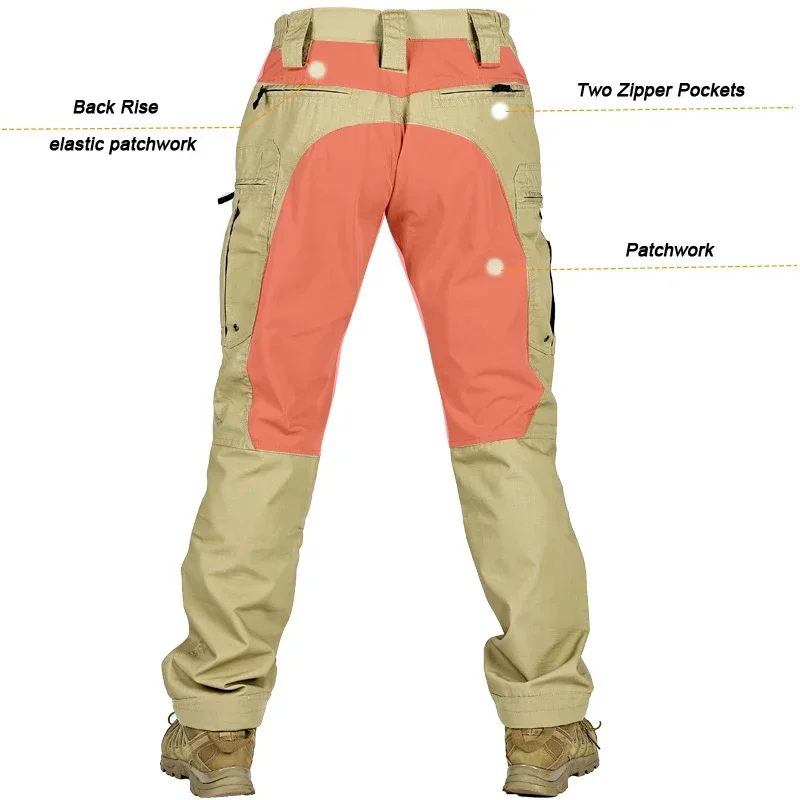 P40 Tactical Pants Men Military Outdoor SWAT Pants Multi-pocket Cargo Trousers Waterproof Wear-resistant Field Training Uniforms