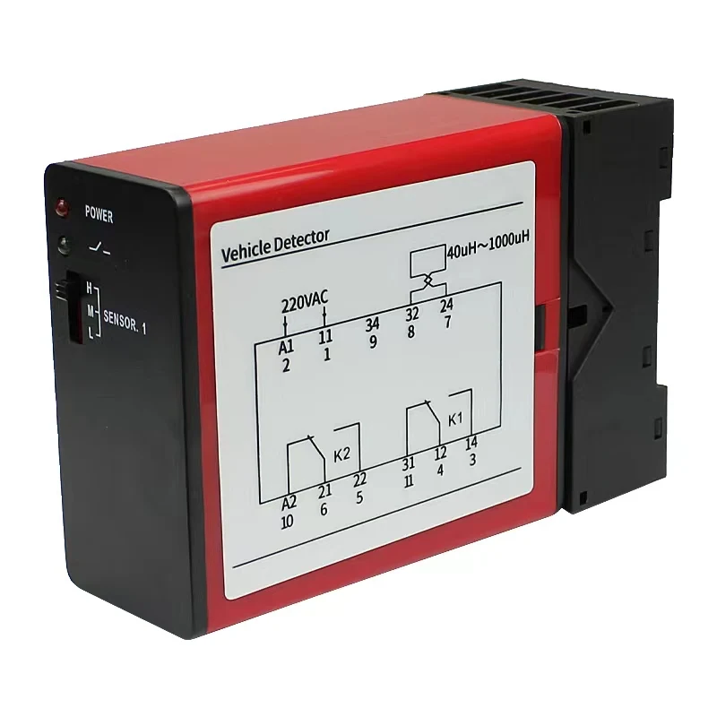 단일 채널 차량 유도 루프 감지기 단일 채널 센서 DC12V DC24V AC220V AC110V 선택 가능