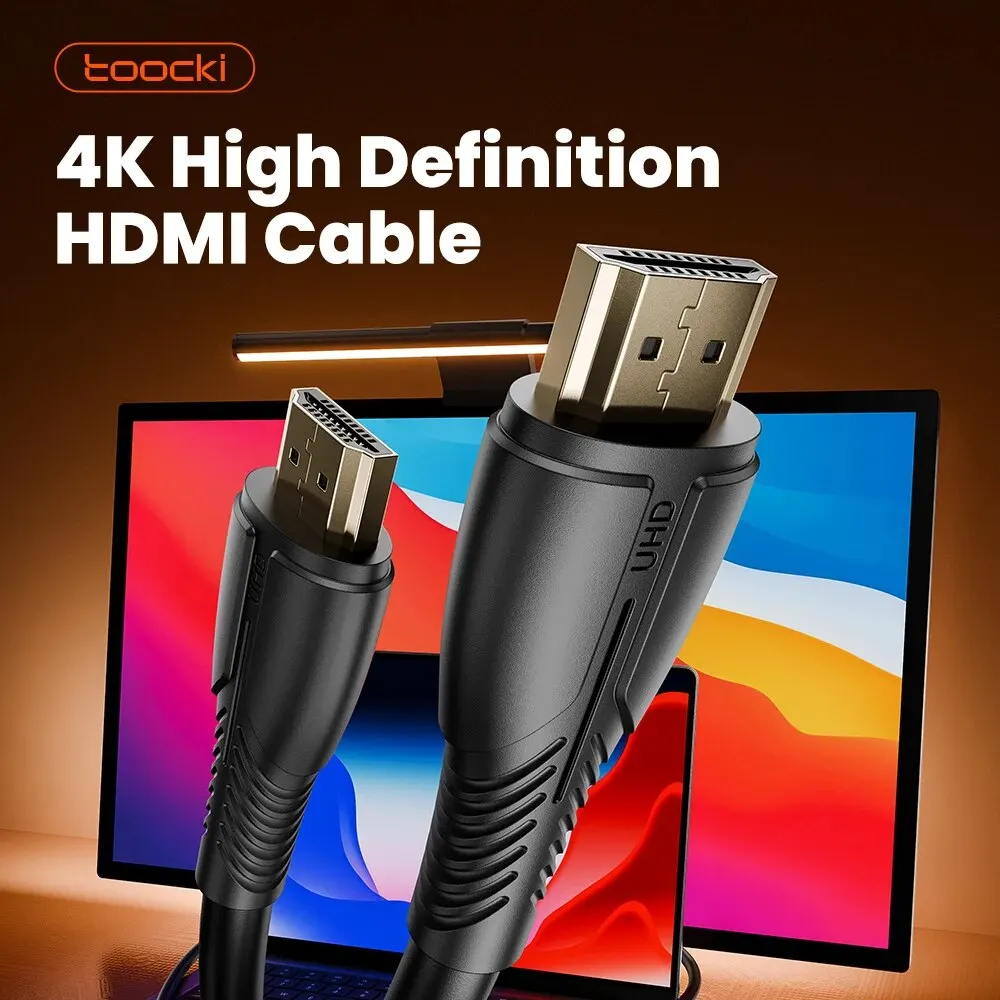 Ultra HD High-Speed HDMI Cable with Ethernet - 4K HDR Support, 60Hz/30Hz, Male Connector