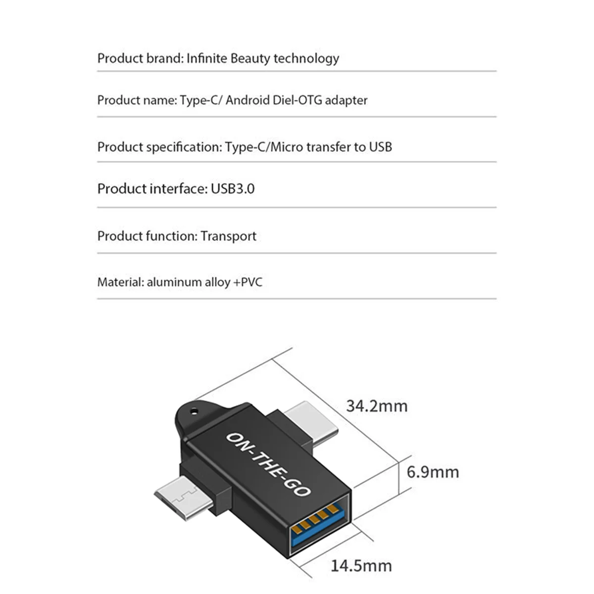 USB C to USB 3.0 OTG ȯ, USB CŸ ũ OTG, 2 in 1