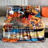 1PC Pokémon Card Charizard Print Blanket Warm Soft Fluffy Throw Kids  Adult Sofa Bed Break Blanket for Travel Picnic Camping 3