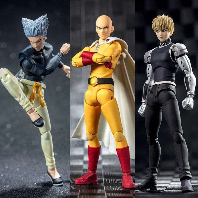 

GT Model DM Greattoys Omori One Punch Man Figure Saitama Genos Garou SHF PVC Action Figure Anime Toy Collectible Figure in Stock