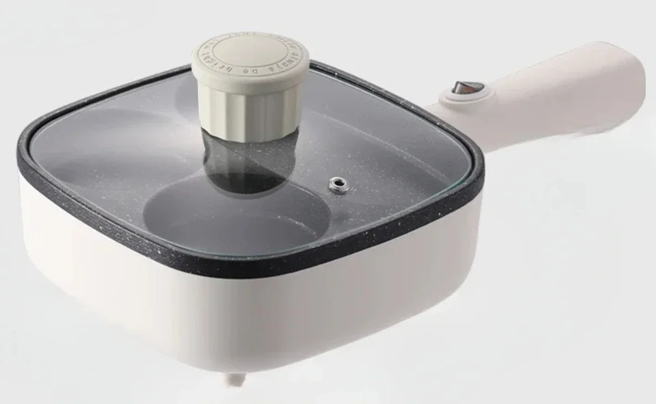 220V Egg Burger Pan Frying Plug-in  Flat Bottomed Machine Commercial  Household Breakfast Pan Four Hole And Three In One Machine 6