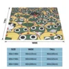 Anime Keroro Plaid Blankets Sofa Cover Fleece Printed Cartoon Collage Lightweight Thin Throw Blankets for Sofa Bedroom Rug Piece 6