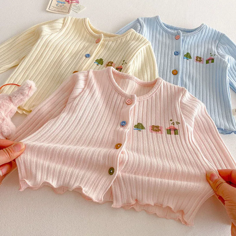 Cute Colorful Kids Cardigan Sweater Jacket for Girls