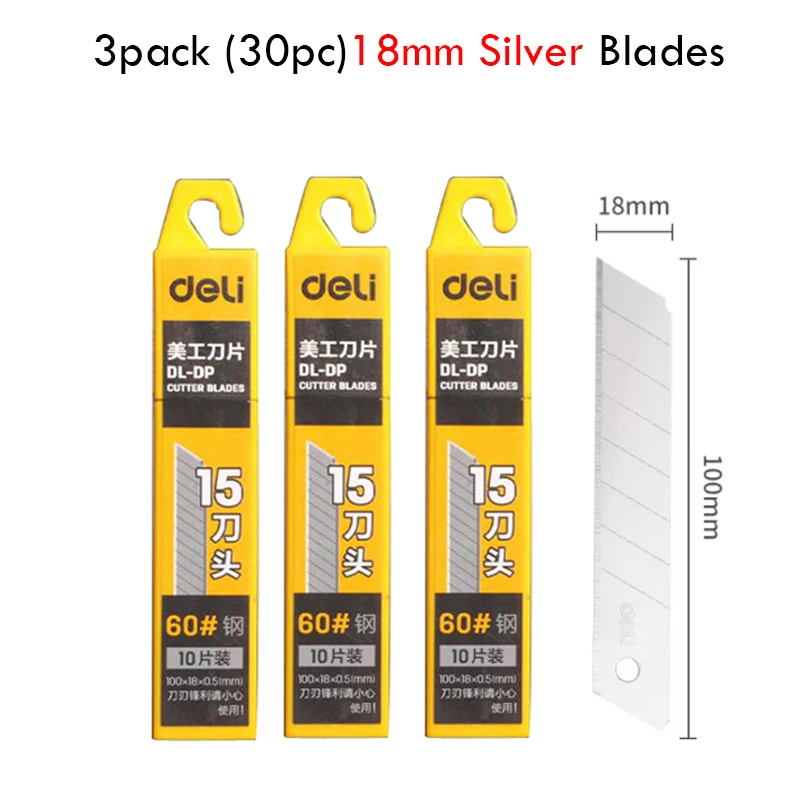 30Silver 18MM Blades