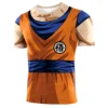 Zawaland Cosplay Goku T-shirt Tops For Man Tight Fitness Tees Sports Wear 3D Print Funny Short-Sleeved Outfits Tracksuit T-shirt 1
