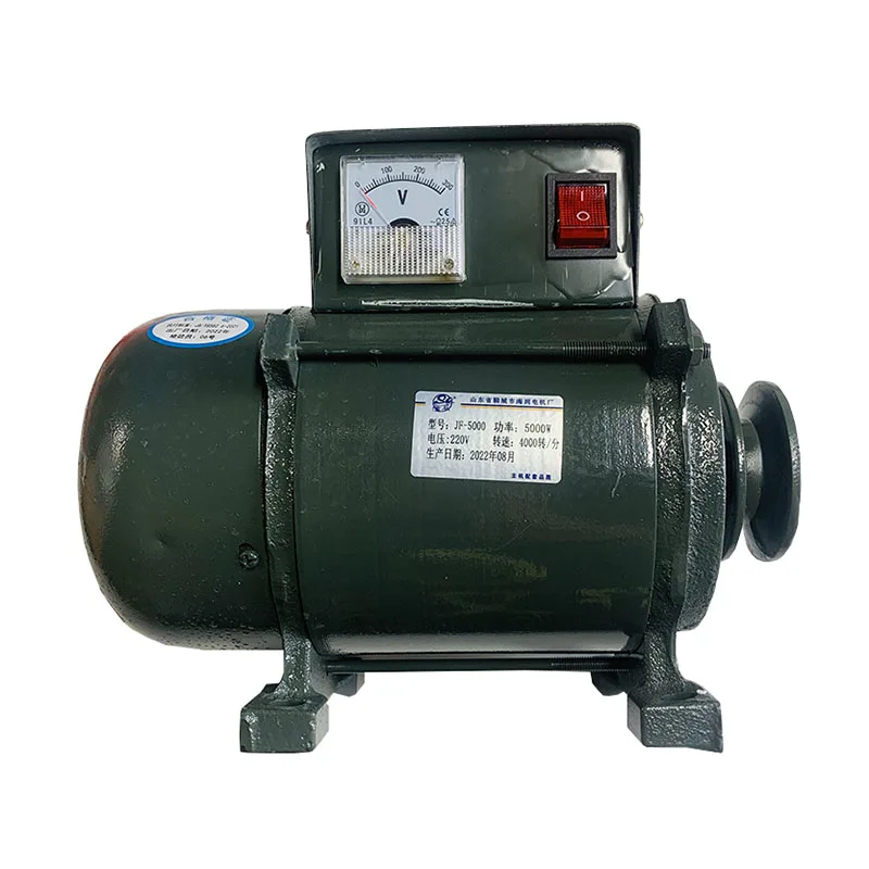 tipo Pequeno de Alta Potência da Polia 220v 5000w Gerador Permanente da Iluminação do Ímã