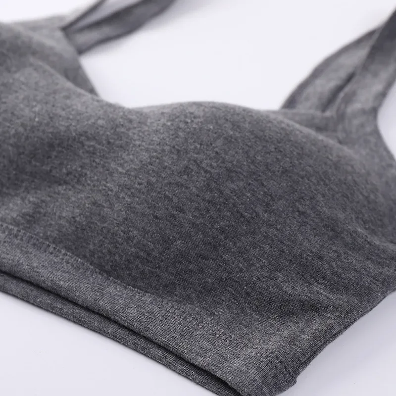 Women Lingerie Bra Seamless Push Up Beautiful Back Bras Cotton Sports Tops Bralette Female Tube Top With Chest Pad