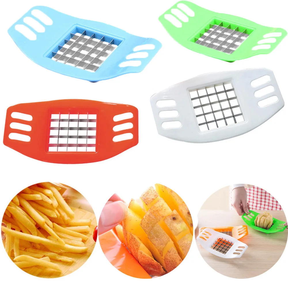 Potato Cutting Device Cut Fries Kit French Fry Yarn Cutter Set Potato Carrot Vegetable Slicer Chopper Chips Making Tool vegetable slicer french fry cutter
