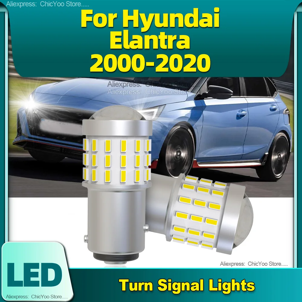 

2PCS LED Turn Signal Light 1157 1800LM P21/5W BA15D Auto Car Bulb For Hyundai Elantra 2000 2001 2002 2003 2004 2005 2006 07-2020