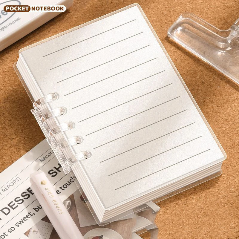 A7 Mini Pocket Loose-leaf Notebook - Stylish Student Learning Tool