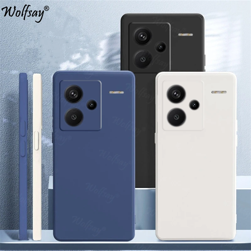 Coque En Silicone Liquide Pour Redmi, Coque En Bonbon Pour Redmi Note 13 Pro Plus, Coque D'Origine Pour Redmi Note 13 Pro Plus