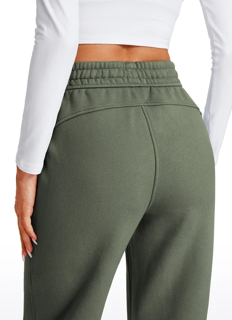Crz Yoga Stretchy Capri Joggers Women's Lounge Pants With