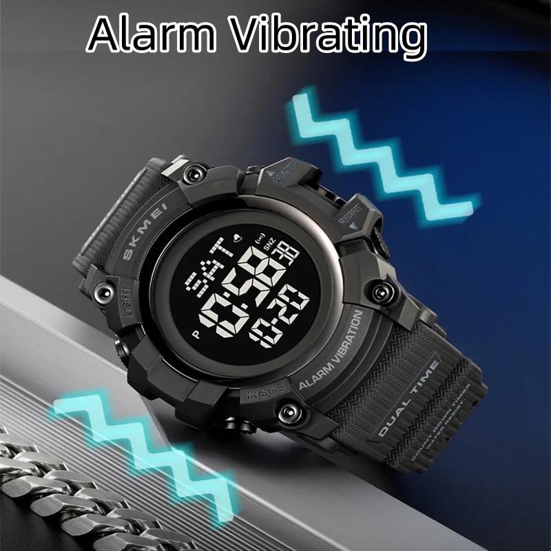 Skmei المنبه مع الأزياء تهتز الاتصال الهاتفي حجم ك...