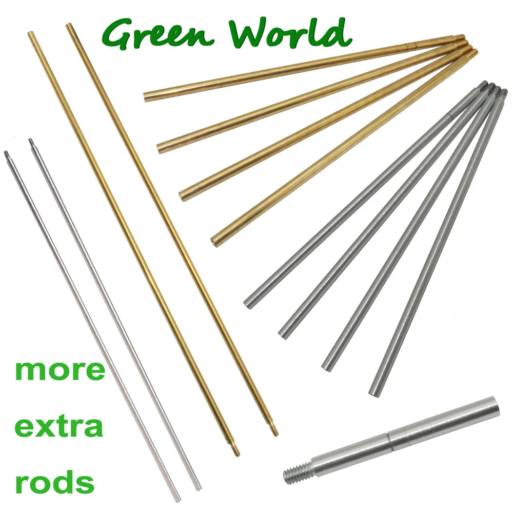 Green World Premium Brass & Aluminum Revolving Rod