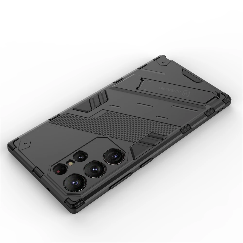 Armor For Samsung Galaxy S23 S22 S21 FE Ultra Plus M54 M14 M34 M22 M32 M31 M51 ShockProof KickStand Case Cover_voghion.com