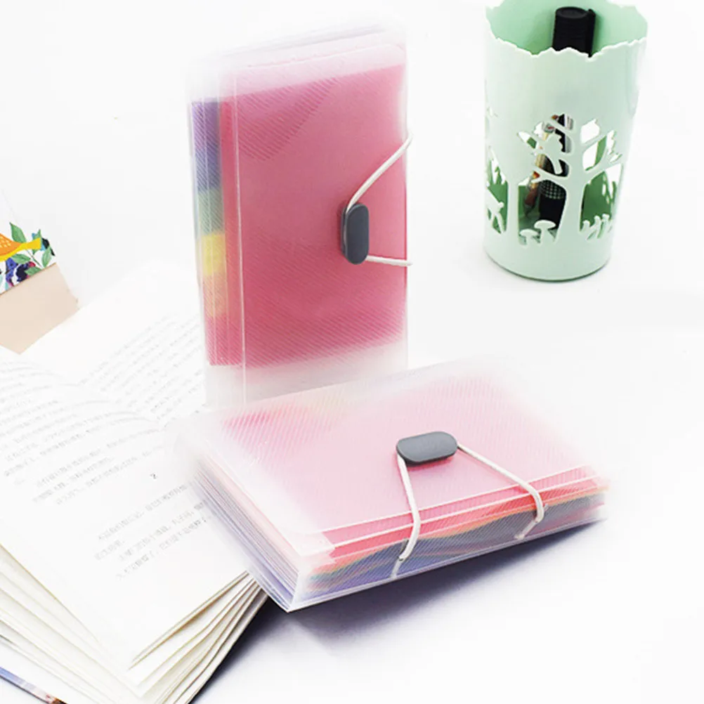13포켓 A6 확장 파일 폴더, 고강도 PP 플라스틱 아코디언 정리함 (서류, 카드, 쿠폰, 수표, 사무실, 가정, 여행용)