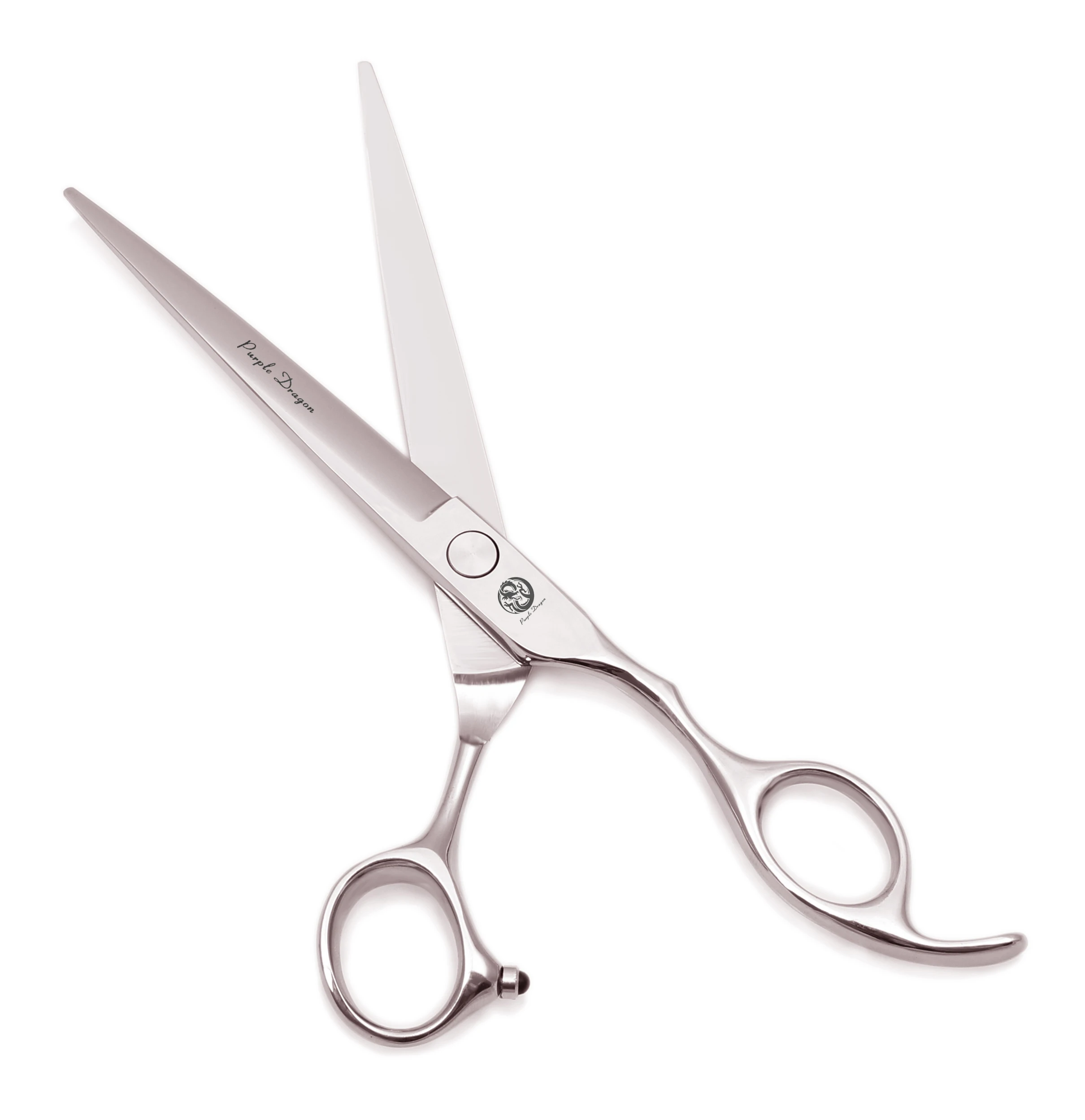 Dog Grooming Scissors 5" 5.5" 6" 7" 8" Purple Dragon JP Stainless Hairdressing Scissors for Dogs Professional Pet Z1006