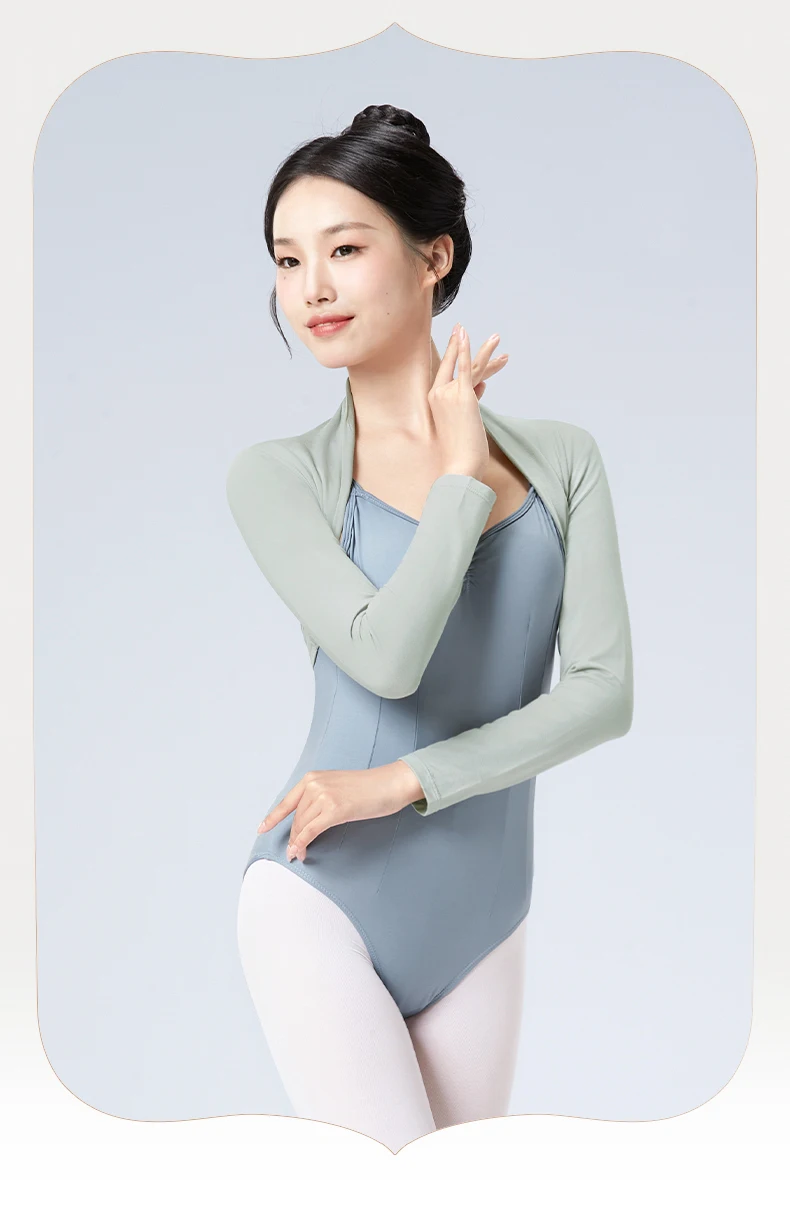 Frauen Ballett Achselzucken Ballett Kurze Tanz Weste Erwachsene Teen Ballett Tops Weiß Schwarz Tanz Shirts Tanz Kostüme – Detail 10