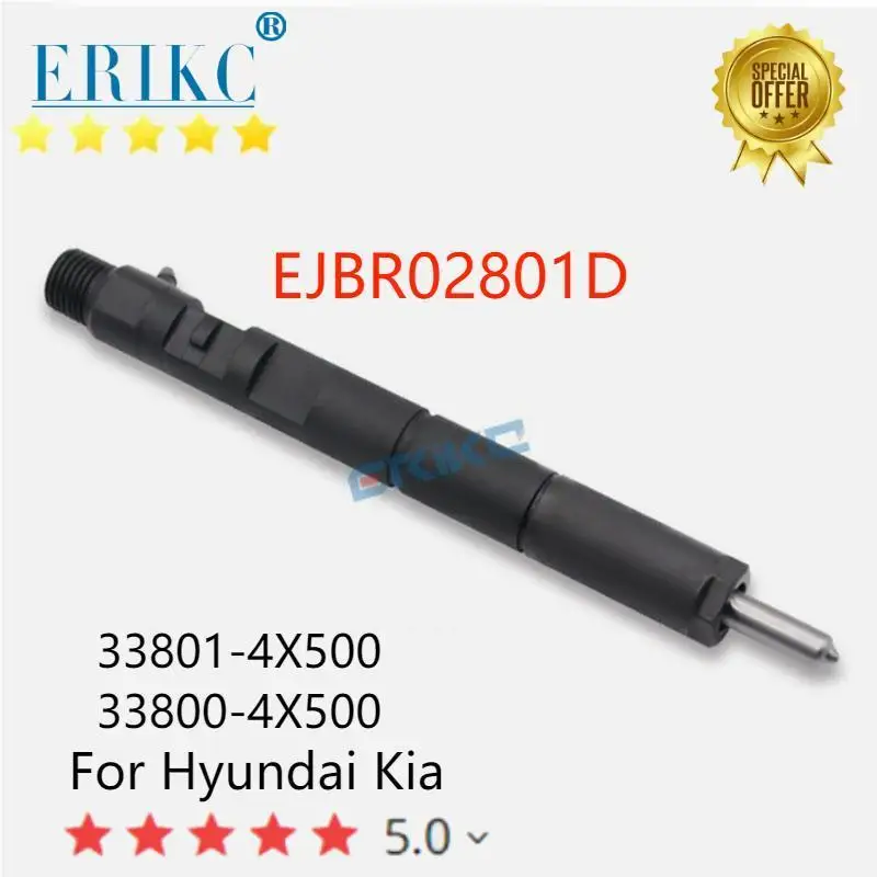 

ERIKC ejbr0285000 инжектор с общей топливной магистралью 33800-4X500, автомобильный инжектор в сборе EJB r0285000 для HYUNDAI Kia 33801-4X500