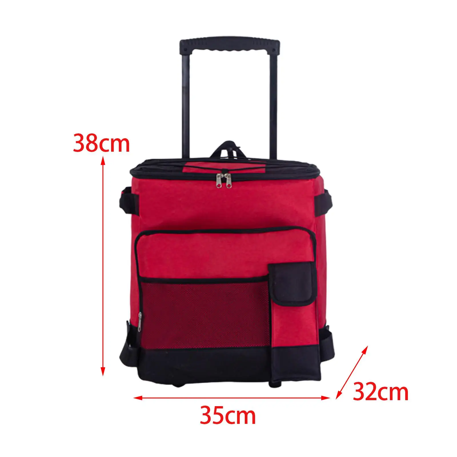 Cooler Bag Insulated Oxford Collapsible Rolling Cooler for Picnic BBQ Travel