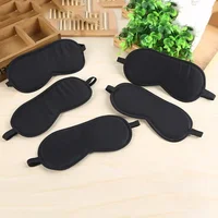 수면안대 1pc Sleeping Eye Mask Black Eye Shade Sleep Mask Black Mask Bandage on Eyes for Sleeping Emotion Sleep Masks 1