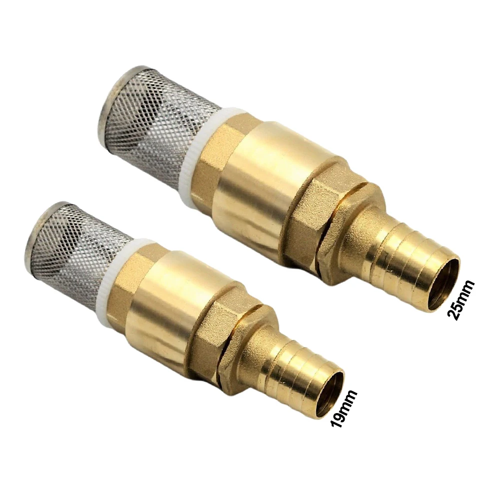 Lot De 2 Clapets Anti-Retour En Laiton 3/4 – DN20 Filetage Mâle/Femelle | Pour Eau Chaude/Froide, Pompe De Jardin | Qualité Supérieure