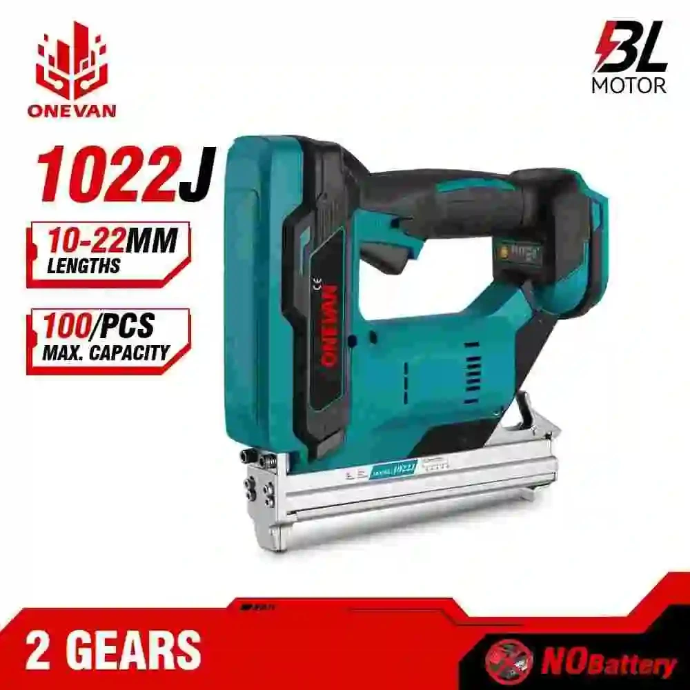 ONEVAN Wireless Electric Nail Gun 1022J Nailer Stapler Framing Nailer Tacker Gun Woodworking Power Tool For Makita 18V Battery high quality hernia tacker laparoscopic surgery disposable surgical hernia stapler