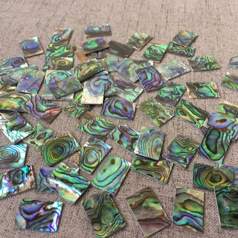 1lot(10pieces) 19mm/13mm New Zealand Abalone Shell Sheet For Musical Instrument Accessories And Home Crafts Decoration Materials natural shell ornaments