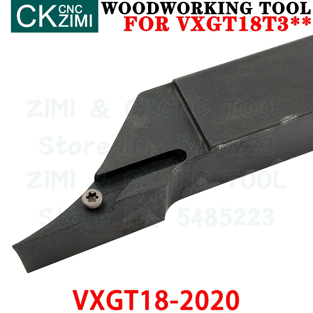 VXGT18-2020 External Turning Tool Holder Wood Working Tool Holder Cutting Tools for VXGT18T308-JP VXGT 18T3 Wood Turning Inserts